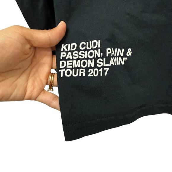Kid Cudi x Virgil Abloh Passion Pain & Demon Slayin Tour‎ 2017 Men’s Size Medium - Picture 6 of 8
